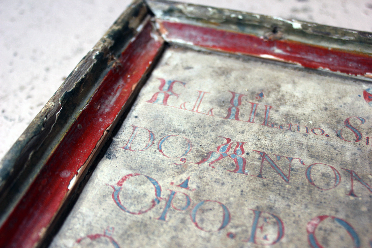 A 17thC Italian Framed Altar Devotional Fragment