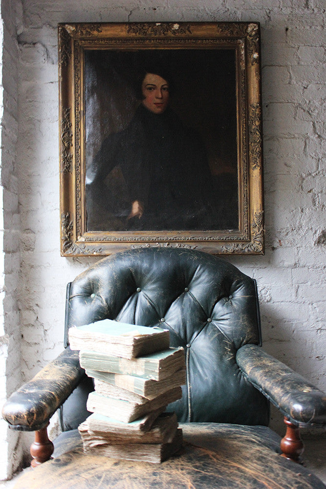 A Good 19thC English School Oil on Canvas Portrait of a Gentleman c.1830-40