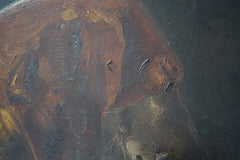 A French Provincial School Oil on Canvas Study of a Hound 1862