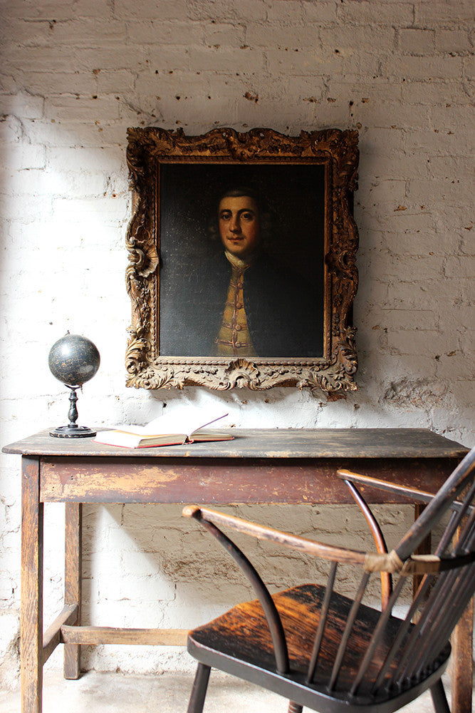 A Fine Mid 18thC Provincial English School Oil on Canvas Portrait of Lumley Arnold (1723-81), c.1760-70