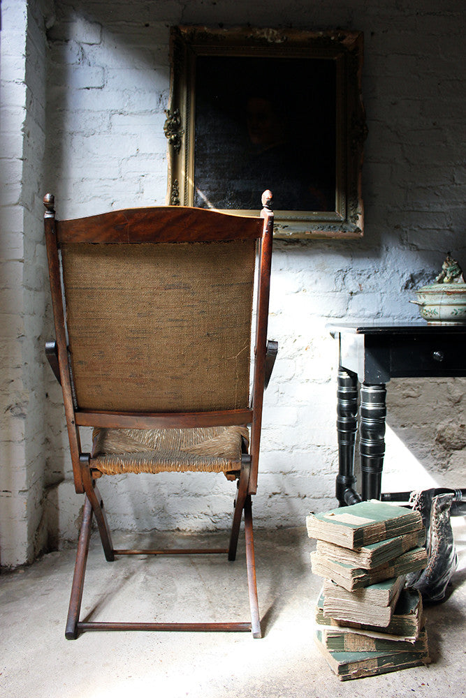 A Charming c.1900 Arts & Crafts Period Oak Open Armchair