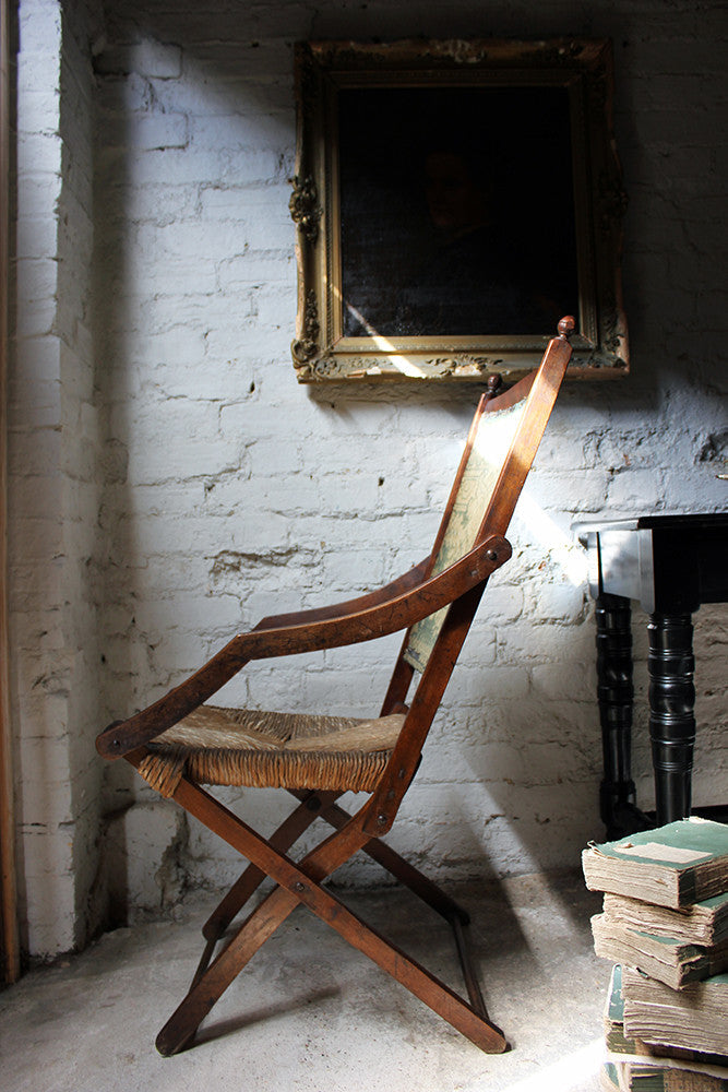 A Charming c.1900 Arts & Crafts Period Oak Open Armchair
