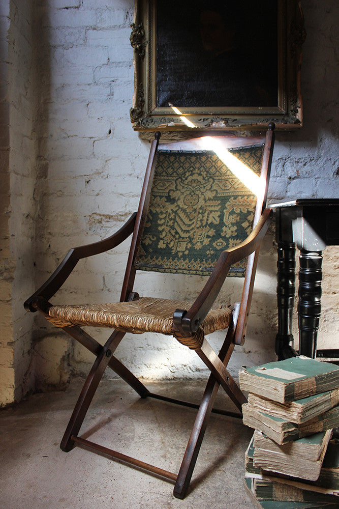 A Charming c.1900 Arts & Crafts Period Oak Open Armchair