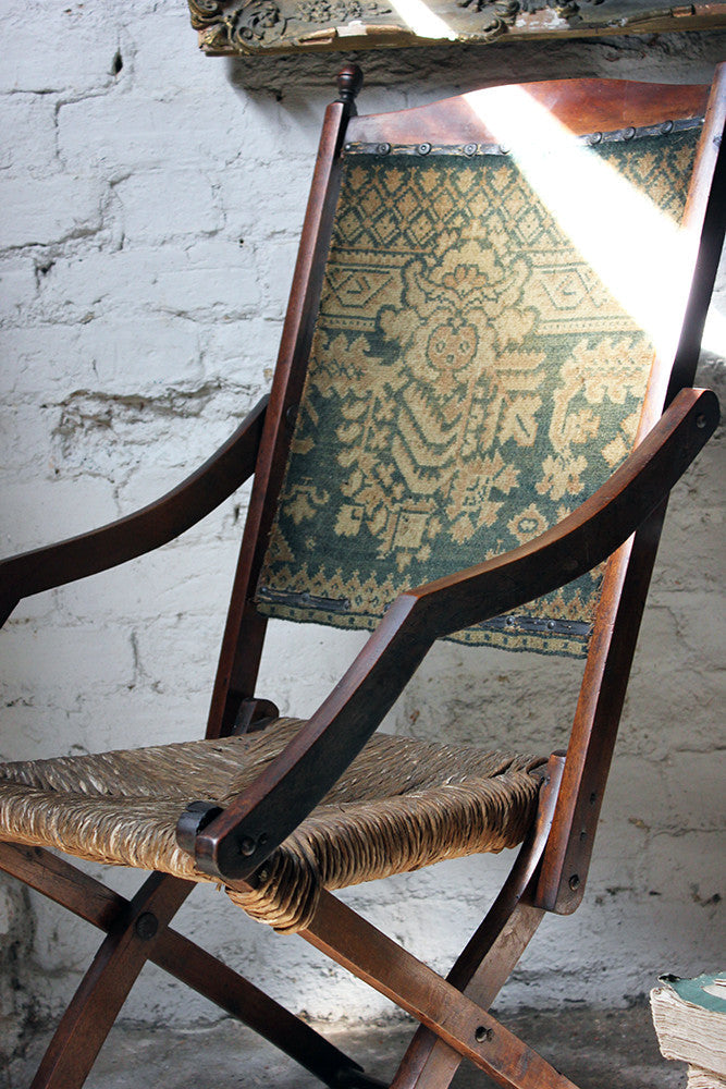 A Charming c.1900 Arts & Crafts Period Oak Open Armchair
