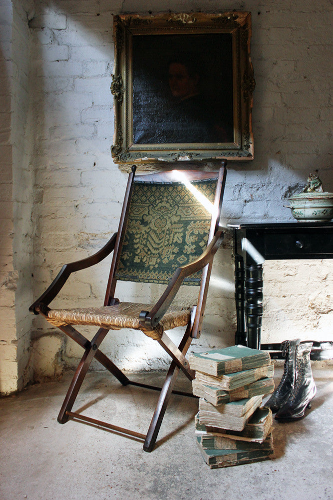 A Charming c.1900 Arts & Crafts Period Oak Open Armchair