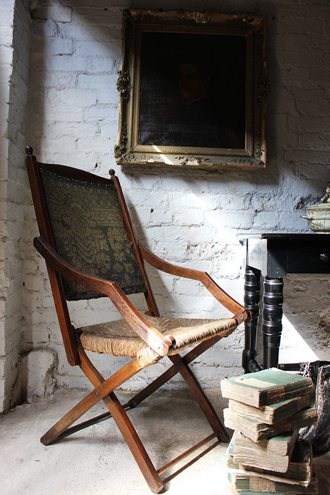 A Charming c.1900 Arts & Crafts Period Oak Open Armchair