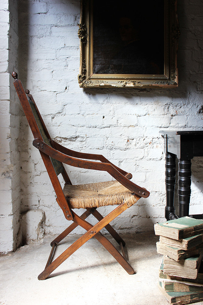 A Charming c.1900 Arts & Crafts Period Oak Open Armchair