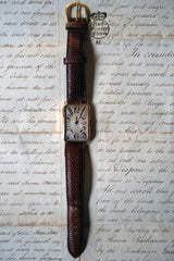 A 9ct Gold Art Deco Gentleman's Wristwatch; London 1924