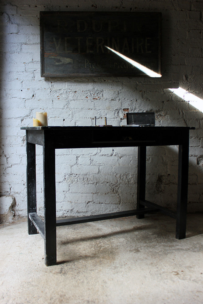 A Fantastic French Early 20thC Painted Pine Artist's Studio Table c.1900-20