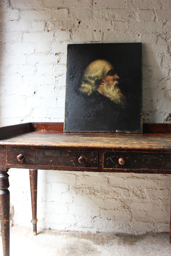 A Good Early 19thC European School Oil on Canvas Portrait of a Bearded Gentleman