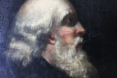 A Good Early 19thC European School Oil on Canvas Portrait of a Bearded Gentleman