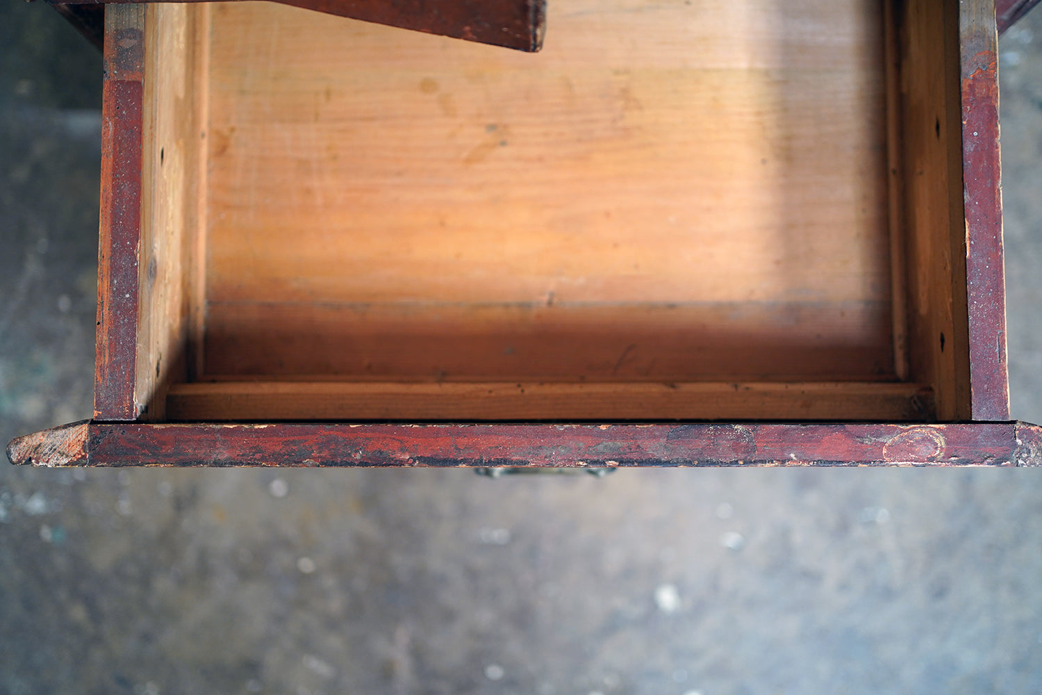A George III Painted Pine Bedside Commode c.1780