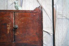 A George III Painted Pine Bedside Commode c.1780