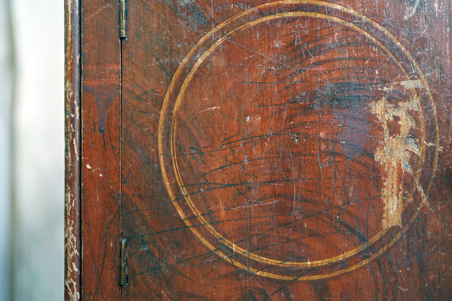 A George III Painted Pine Bedside Commode c.1780