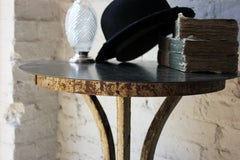 A Good Early 20thC French Cast Iron Industrial Bistro Table