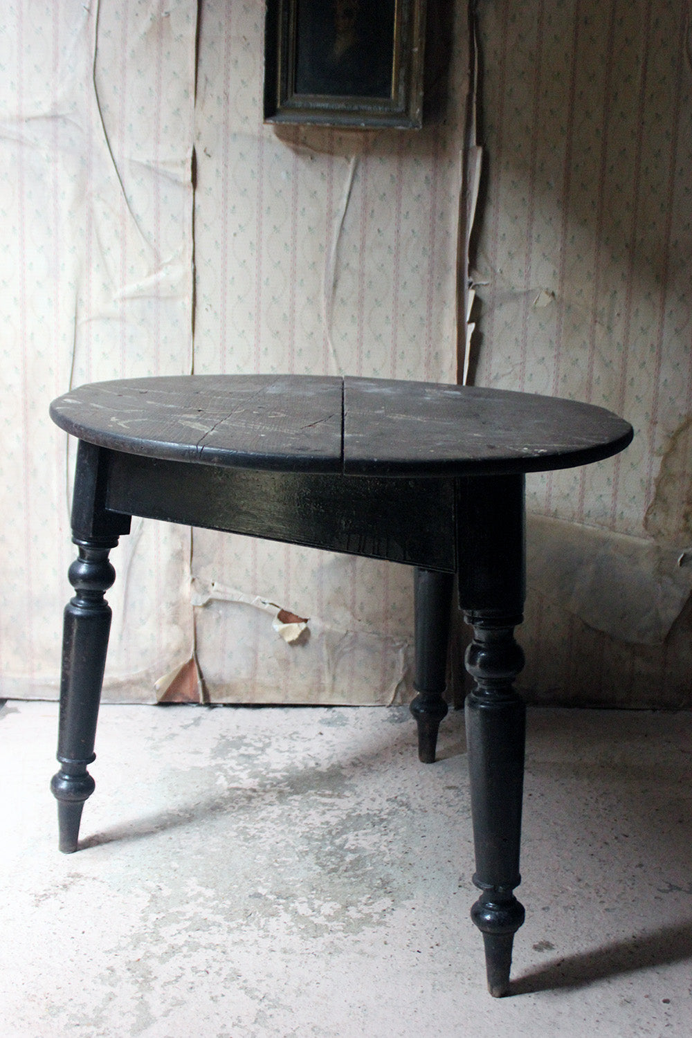 A 19thC Painted Pine Cricket Table c.1850-70