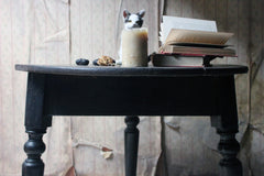 A 19thC Painted Pine Cricket Table c.1850-70