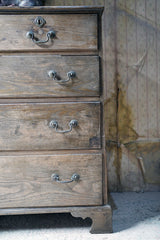 A George III Period Bleached Oak Chest of Drawers c.1790
