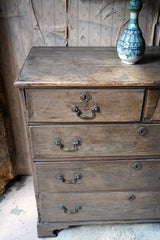 A George III Period Bleached Oak Chest of Drawers c.1790