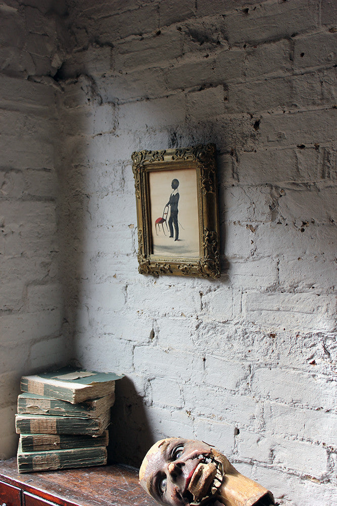 A Charming Regency Period English Silhouette of a Boy c.1825