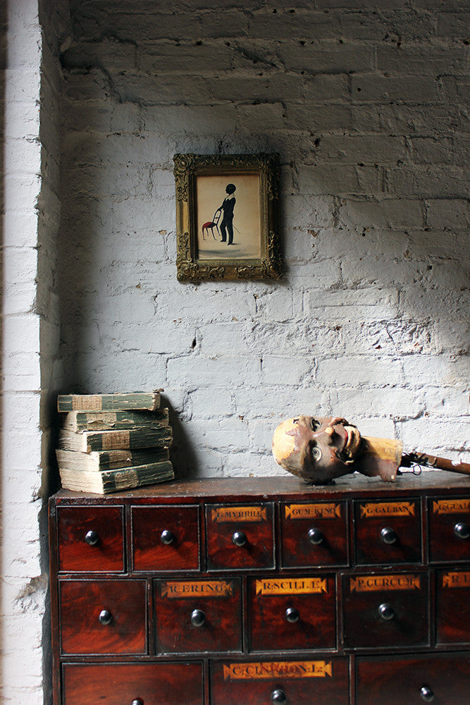 A Charming Regency Period English Silhouette of a Boy c.1825