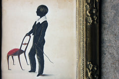 A Charming Regency Period English Silhouette of a Boy c.1825