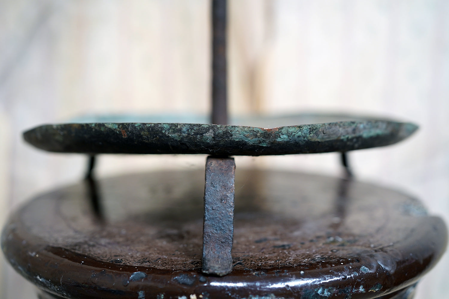 A George III Wrought Iron Candle Pricket Stand c.1800