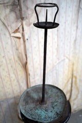 A George III Wrought Iron Candle Pricket Stand c.1800