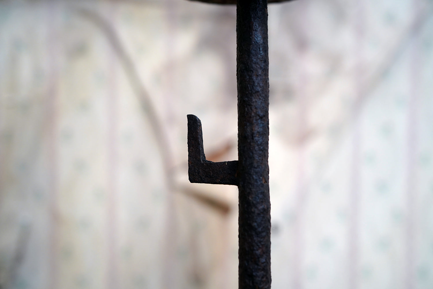 A George III Wrought Iron Candle Pricket Stand c.1800