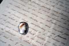 A George III Period Grand Tour Hardstone Cameo of Tiberius c.1800-25