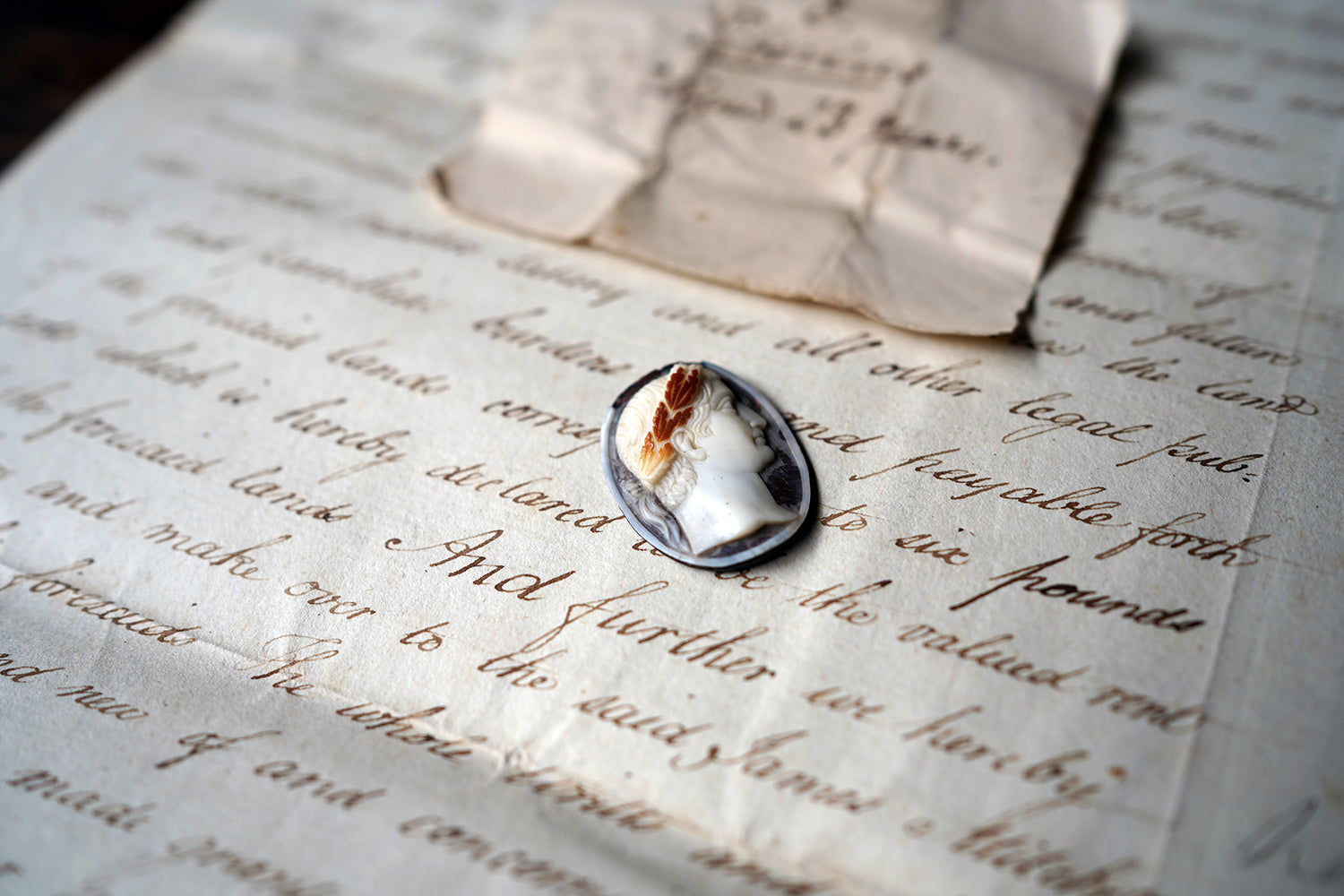 A George III Period Grand Tour Hardstone Cameo of Tiberius c.1800-25
