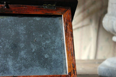 A Delightful 19thC English Oak Campaign Type Gentleman's Travelling Shaving Box c.1830-40