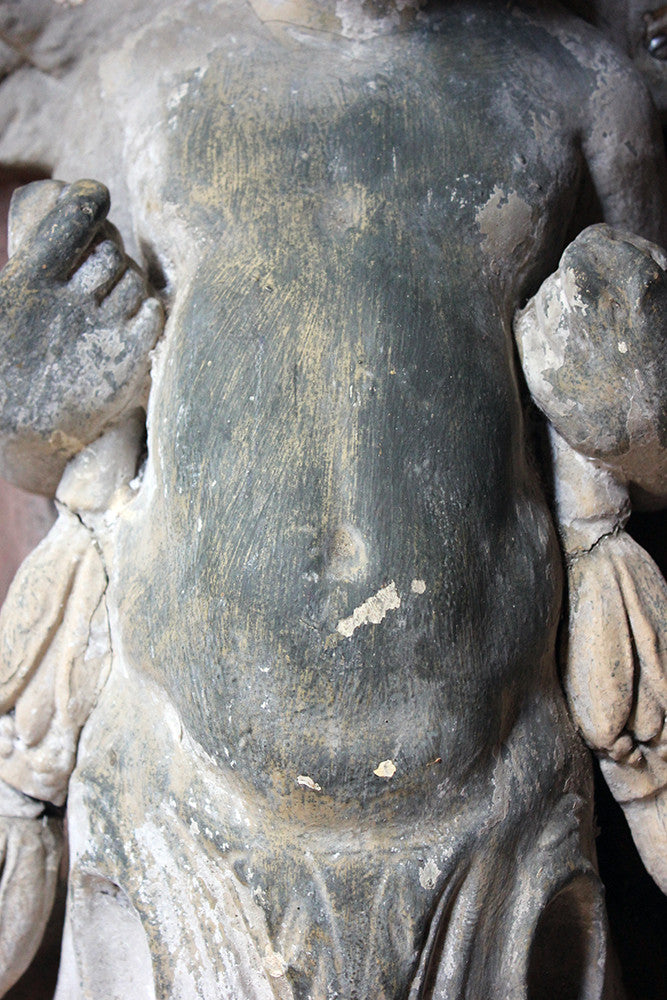 A Beautiful Early 18thC Architectural Angel Figure c.1700-50