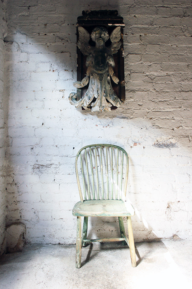 A Beautiful Early 18thC Architectural Angel Figure c.1700-50