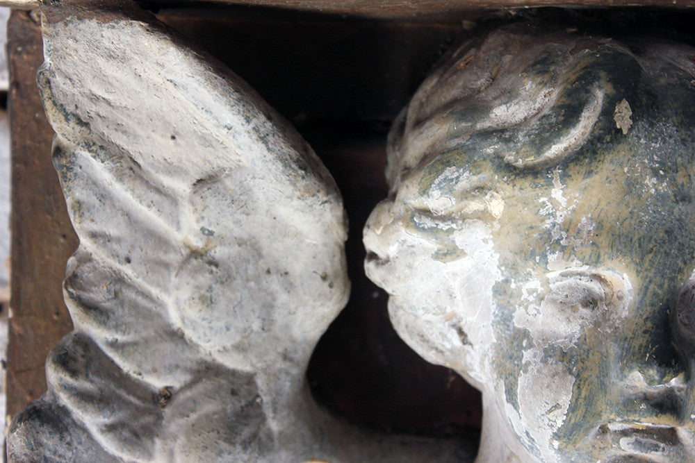 A Beautiful Early 18thC Architectural Angel Figure c.1700-50