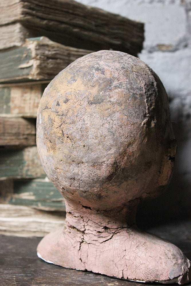 A Decorative Early 20thC Artist's Studio Portrait Mannequin Head of a Child