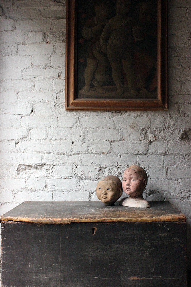 A Decorative Early 20thC Artist's Studio Portrait Mannequin Head of a Child