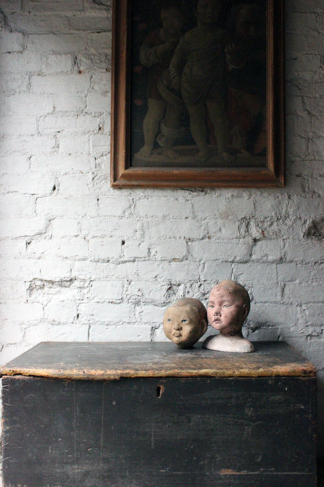 A Good Early 20thC Artist's Studio Portrait Mannequin Head of an Oriental Child