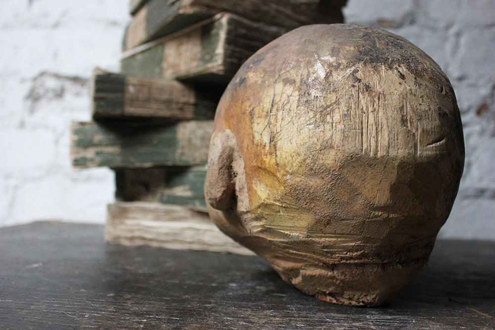A Good Early 20thC Artist's Studio Portrait Mannequin Head of an Oriental Child