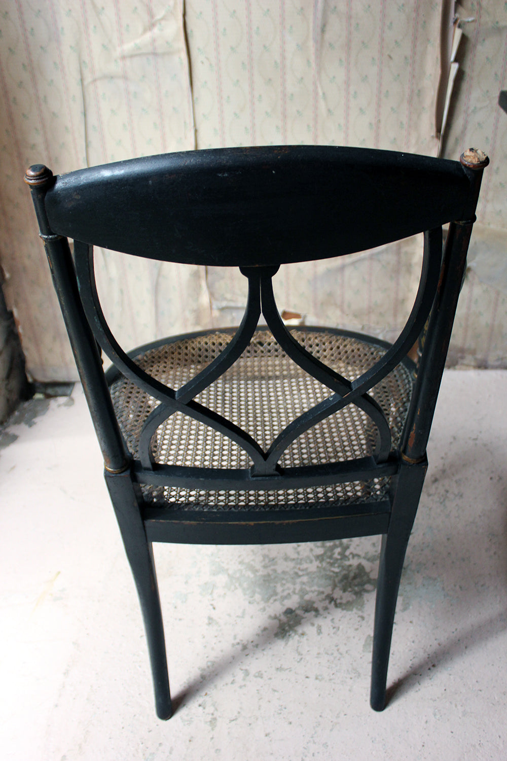 A Chinoiserie Decorated Elbow Chair by Druce and Co, London c.1910