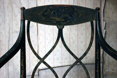 A Chinoiserie Decorated Elbow Chair by Druce and Co, London c.1910