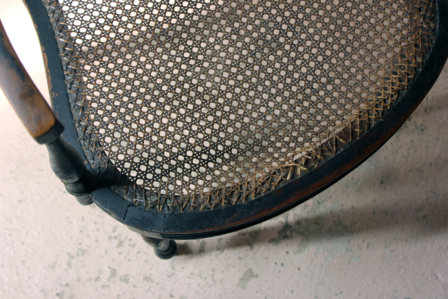 A Chinoiserie Decorated Elbow Chair by Druce and Co, London c.1910