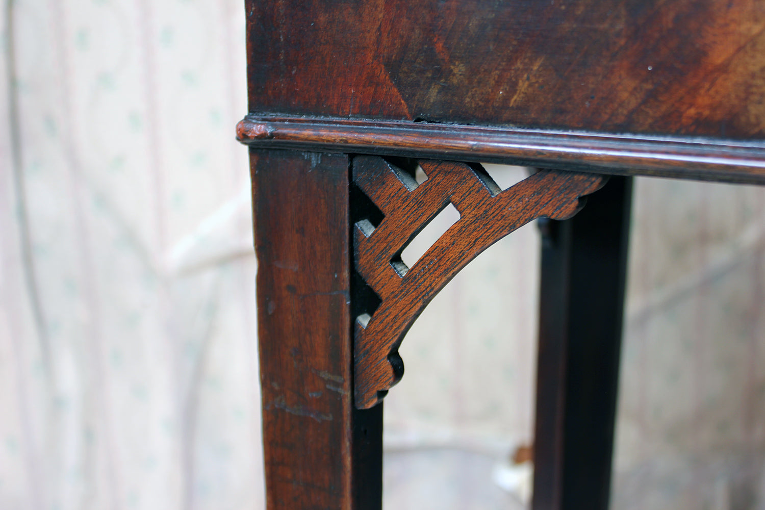 A George III Chippendale Design Mahogany & Marble Side Table c.1780