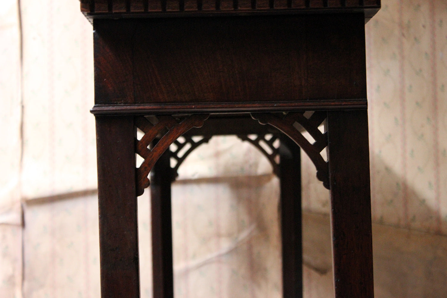 A George III Chippendale Design Mahogany & Marble Side Table c.1780