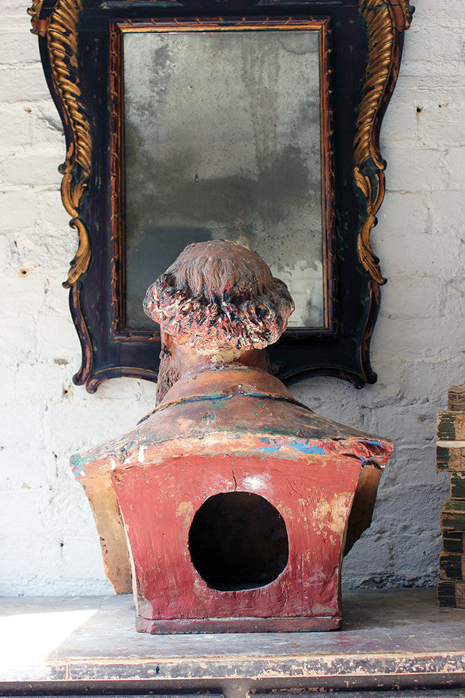 A Decorative Mid-Victorian Terracotta Bust of a Bearded Gentleman Signed 'A.COKE 1871'
