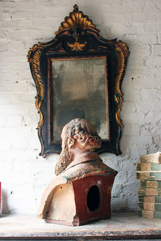 A Decorative Mid-Victorian Terracotta Bust of a Bearded Gentleman Signed 'A.COKE 1871'