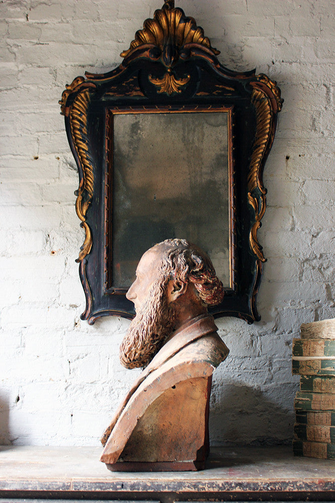 A Decorative Mid-Victorian Terracotta Bust of a Bearded Gentleman Signed 'A.COKE 1871'