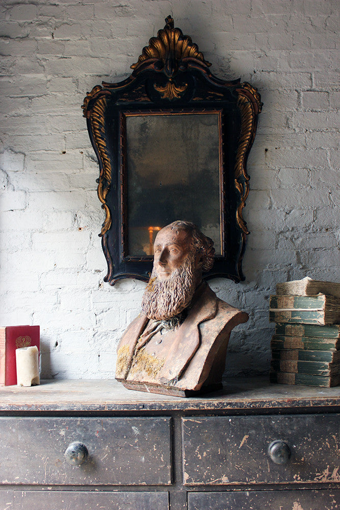 A Decorative Mid-Victorian Terracotta Bust of a Bearded Gentleman Signed 'A.COKE 1871'