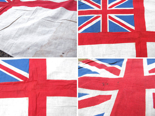 A British Vintage Royal Navy White Ensign Flag