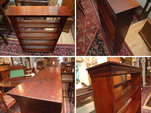 A Classic c.1900 Mahogany Four-Tier Open Bookcase